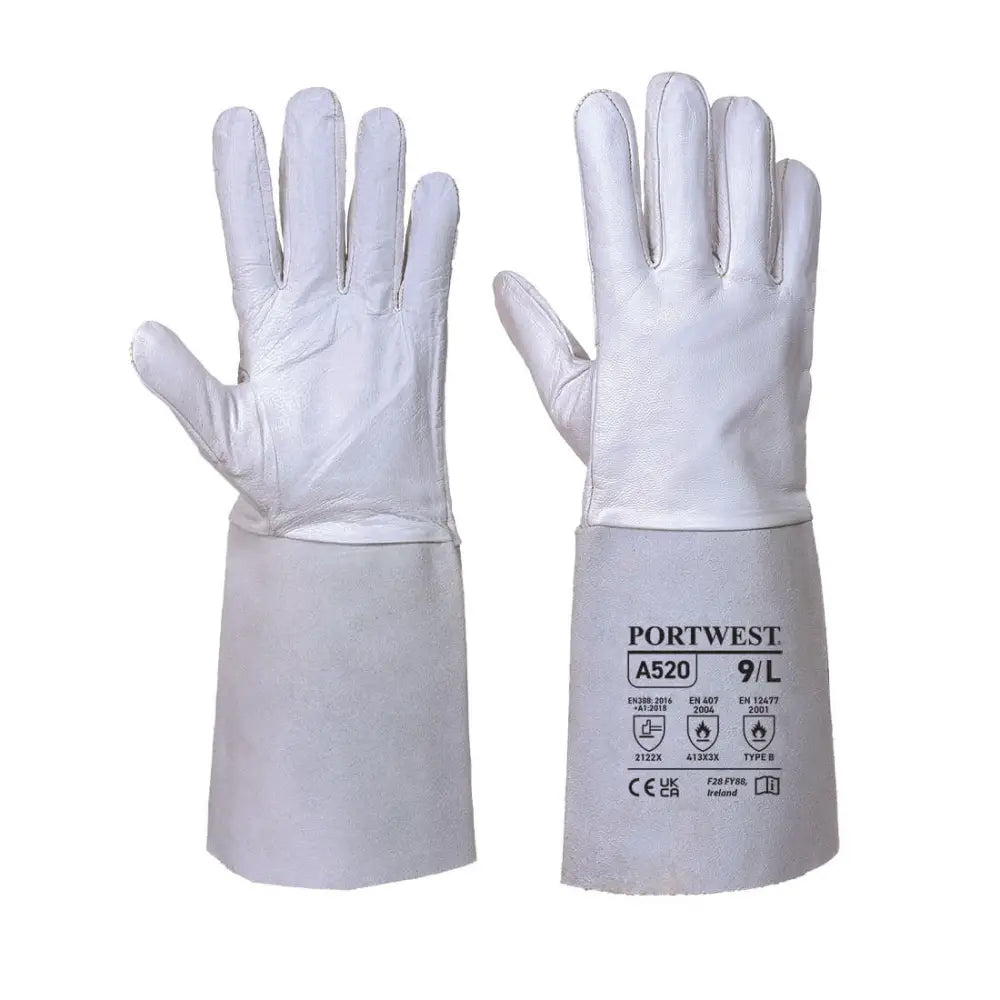 Portwest Premium TIG-svets Kraghandske A520 - Grå (GRR) / L