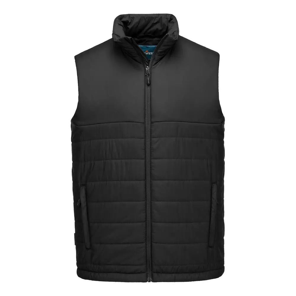 Portwest Professional Isolerad Gilet med Baffle S606 - Svart (BKR) / S