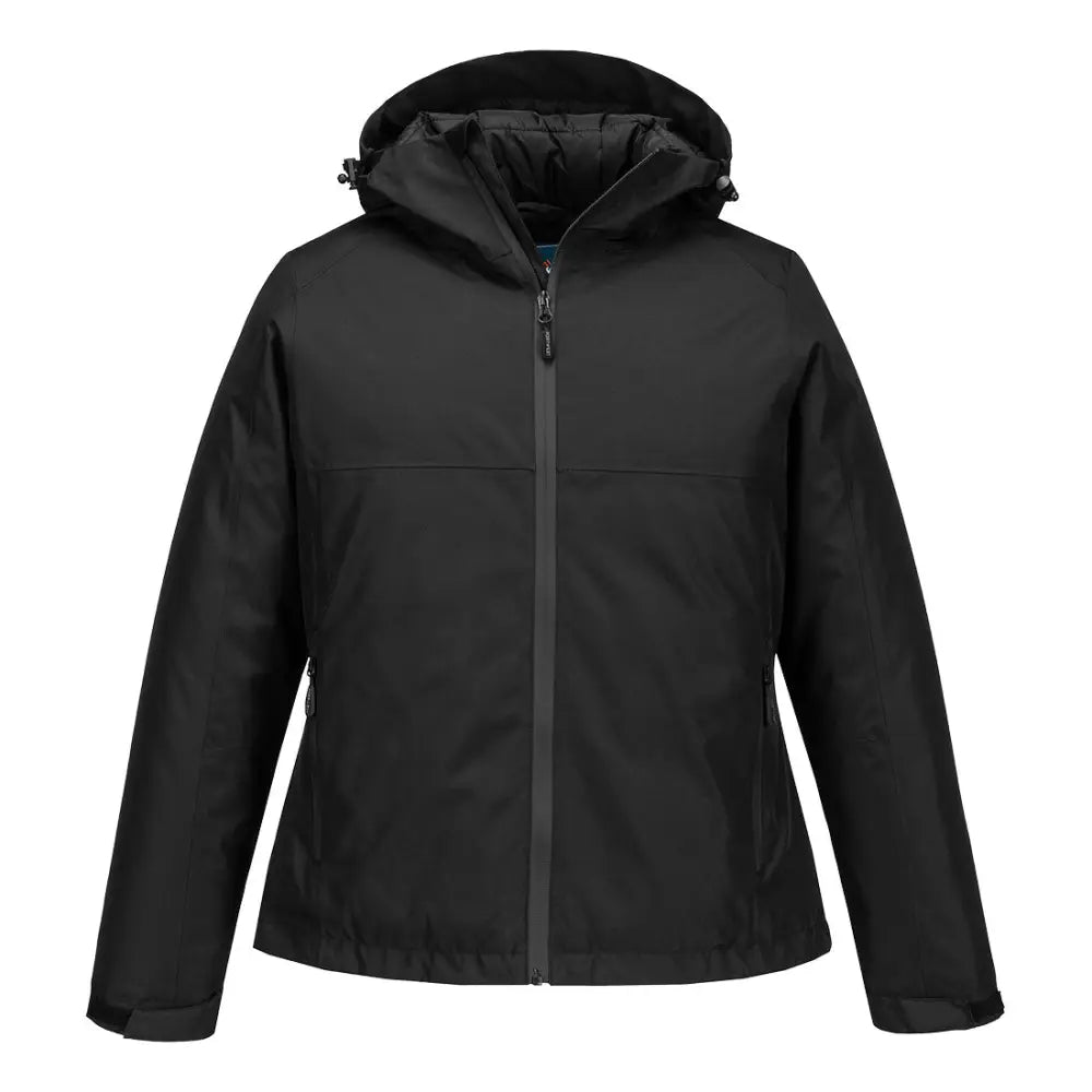 Portwest Professionell vinterjacka för kvinnor S612 - Svart (BKR) / XS