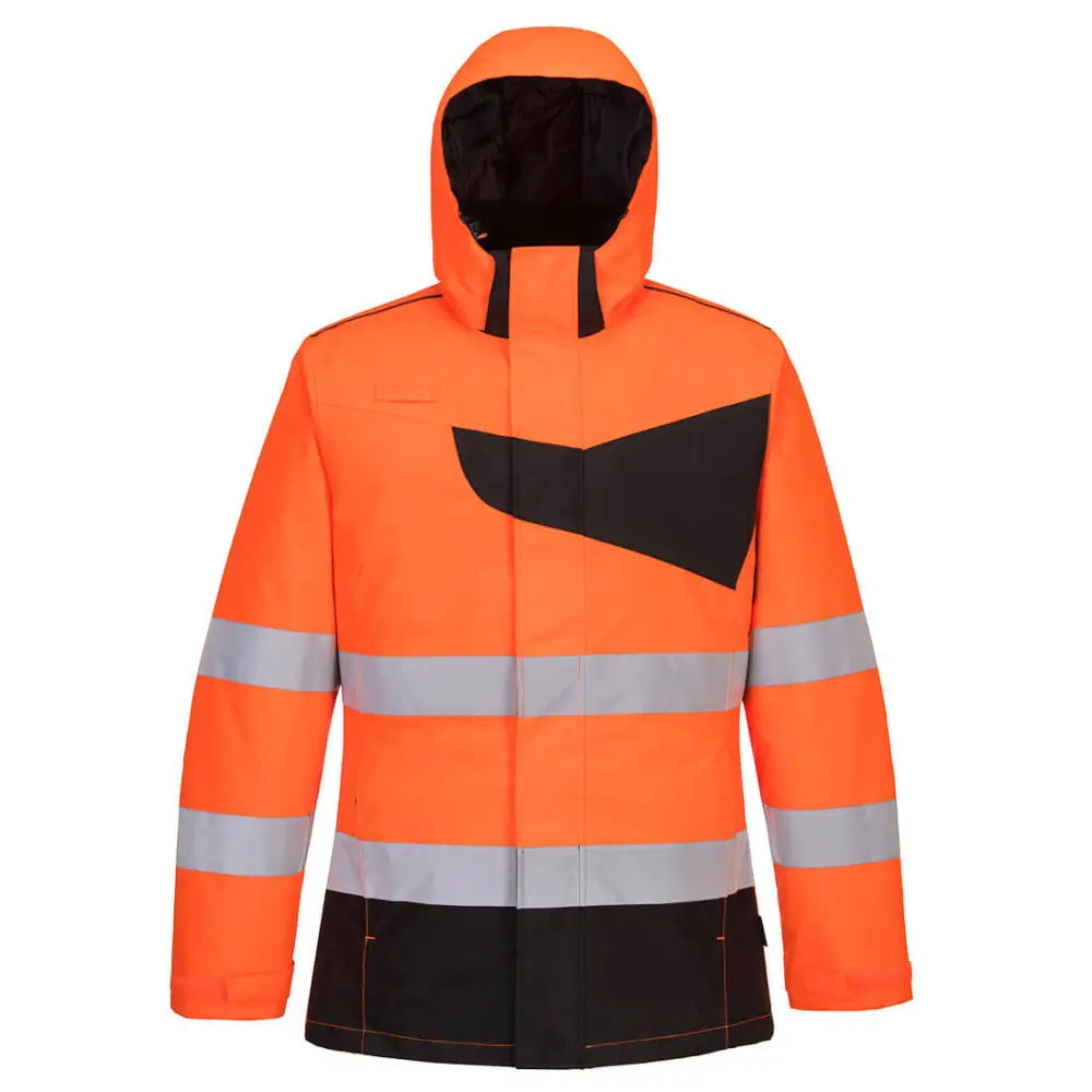 Portwest PW2 Hi-Vis Winter Jacket PW261 - Orange/Svart (OBR) / S