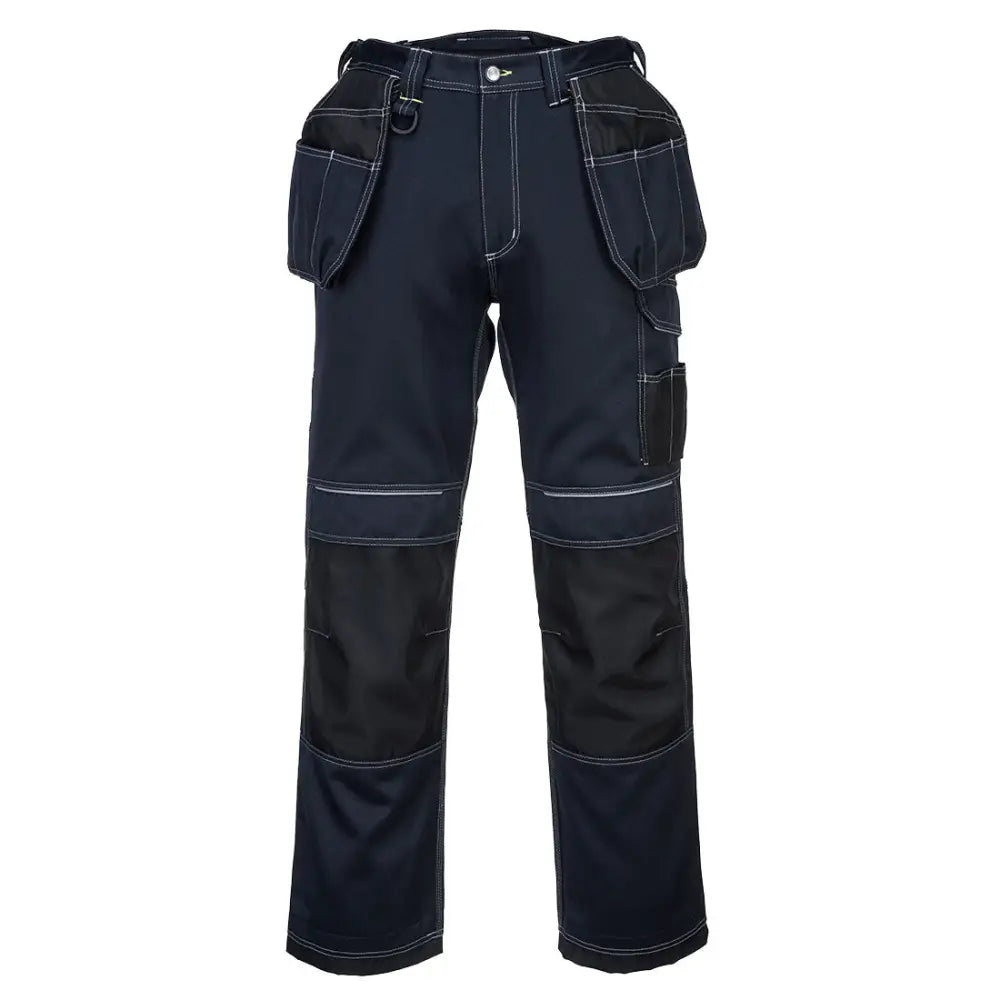 Portwest PW3 Byxa med Hölsterfickor T602 - Marin/svart kort (NBS) / 28