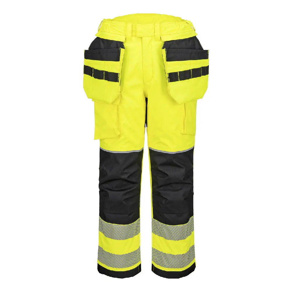 Portwest PW3 FR Modaflame Rain+ Hi-Vis Vinterbyxa FR427 - Gul/Svart (YBR) / S