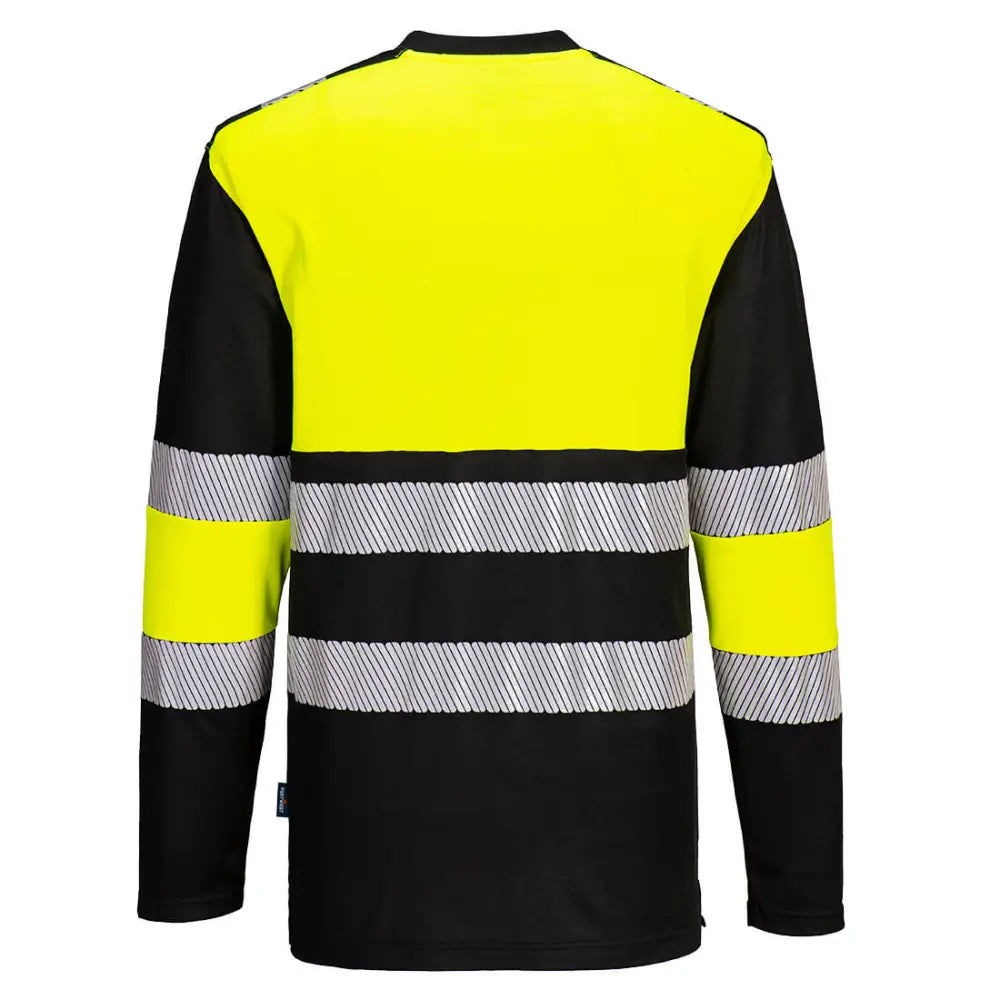 Portwest PW3 Hi-Vis Cotton Comfort Class 1 T-Shirt L/S PW312
