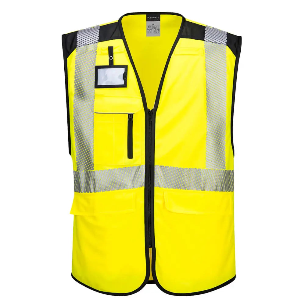 Portwest PW3 Hi-Vis Executive Väst PW309 - Gul/Svart (YBR) / S