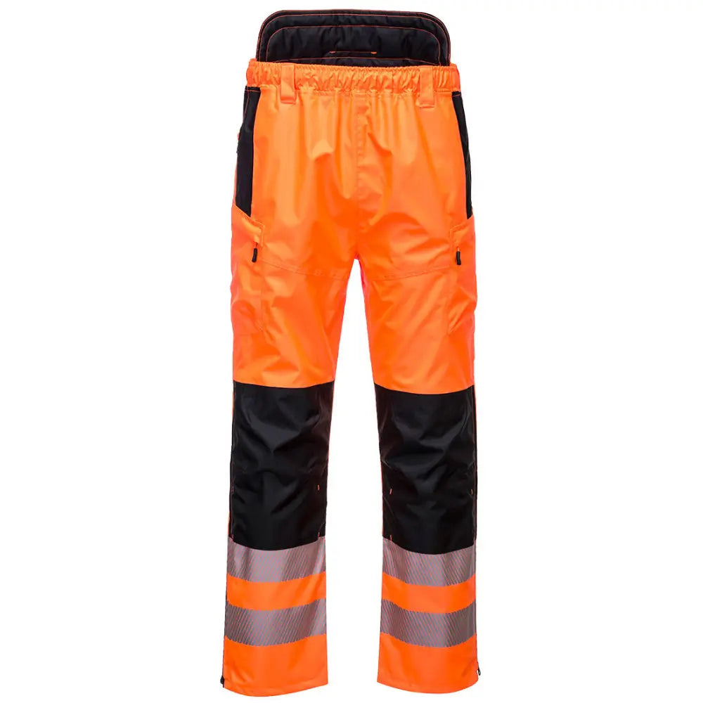 Portwest PW3 Hi-Vis Extreme Byxor PW342 - Orange/Svart (OBR) / S