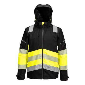 Portwest PW3 Hi-Vis Extreme Skaljacka Klass 1 PW368 - Gul/Svart (YBR) / S