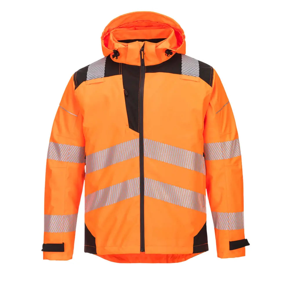 Portwest PW3 Hi-Vis Extreme Skaljacka Klass 3 PW360 - Orange/Svart (OBR) / S