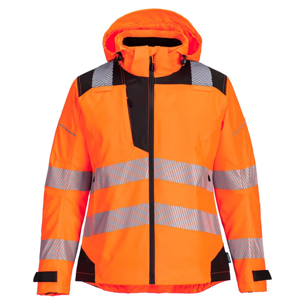 Portwest PW3 Hi-Vis Skaljacka Dam Klass 3 PW389 - Orange/Svart (OBR) / XS