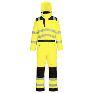 Portwest PW3 Hi-Vis Skaloverall PW355 - Gul/Svart (YBR) / S