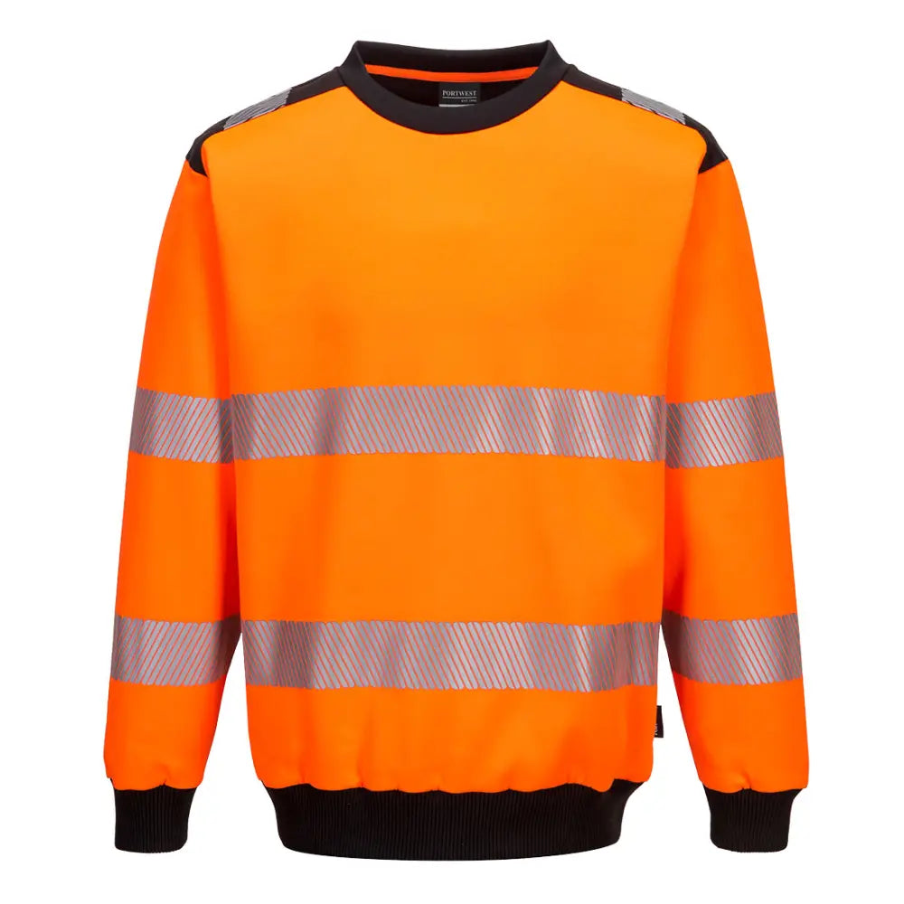 Portwest PW3 Hi-Vis Sweatshirt PW379 - Orange/Svart (OBR) / S