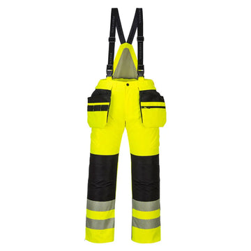 Portwest PW3 Hi-Vis vinterbyxa PW351 - Gul/Svart (YBR) / S
