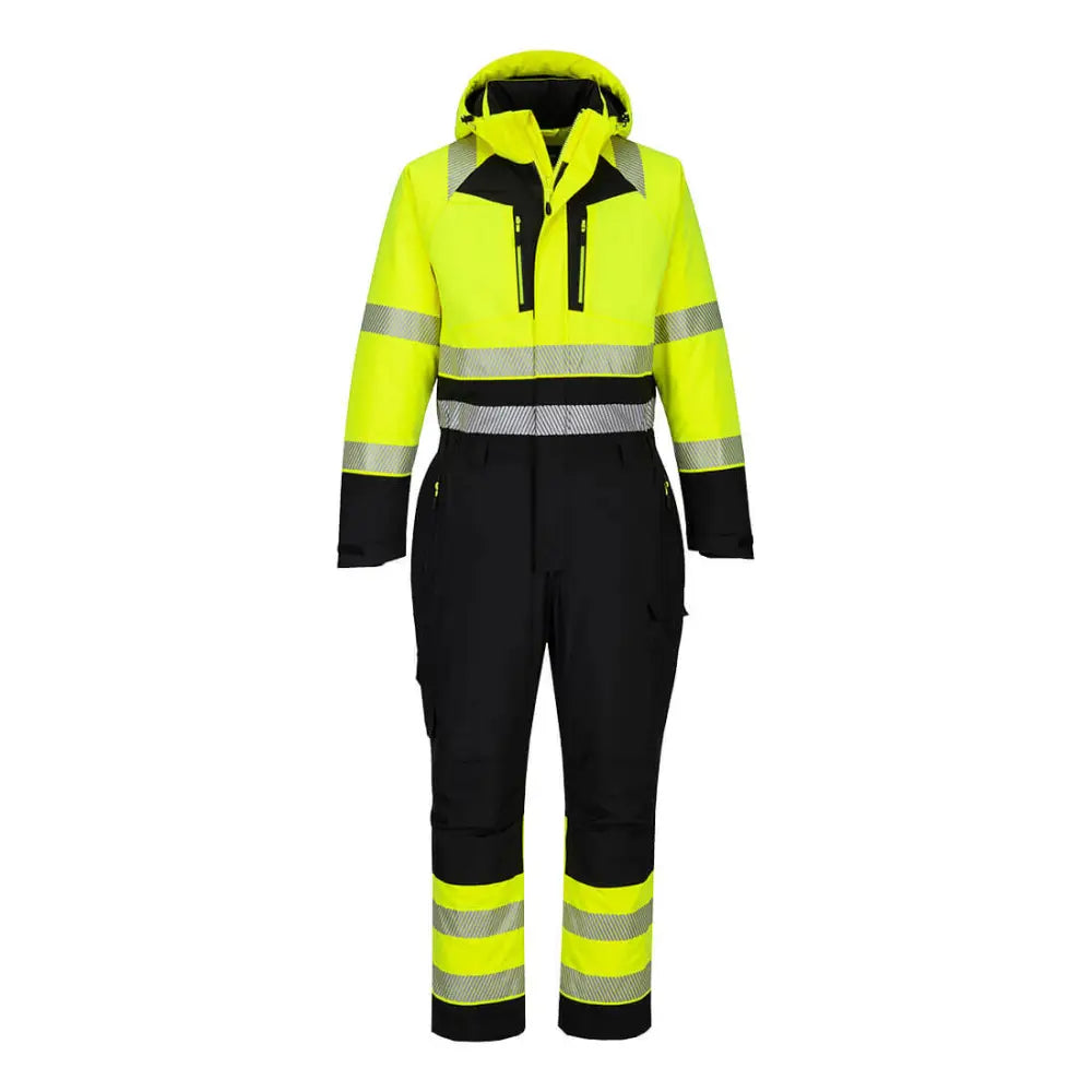 Portwest PW3 Hi-Vis Vinteroverall DX438 - Gul/Svart (YBR) / S