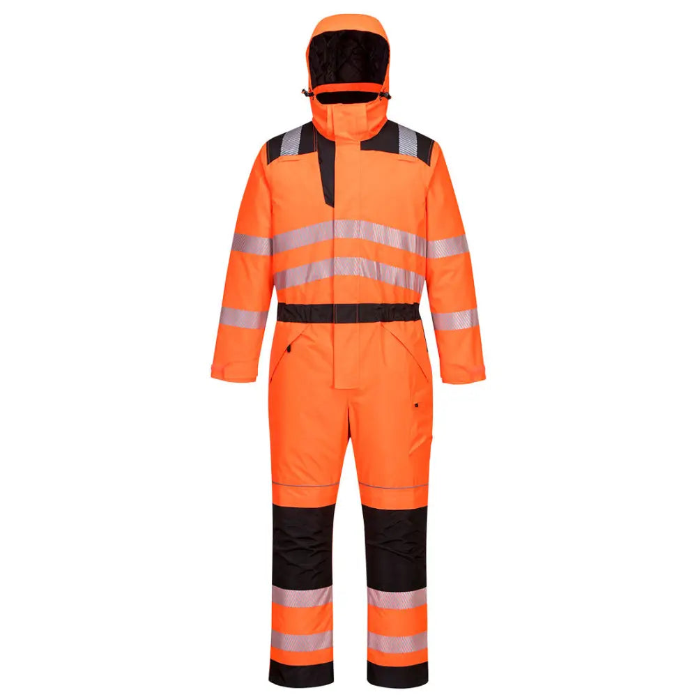 Portwest PW3 Hi-Vis Vinteroverall PW352 - Orange/Svart (OBR) / S