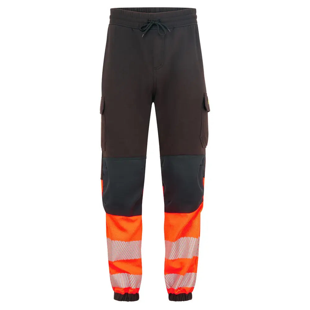 Portwest PW3 Modaflame HVO klass 1 FR Jogger FR438 - Svart/Orange (BKO) / S