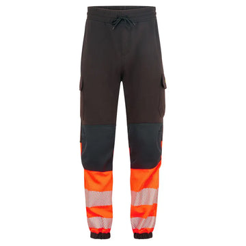 Portwest PW3 Modaflame HVO klass 1 FR Jogger FR438 - Svart/Orange (BKO) / S