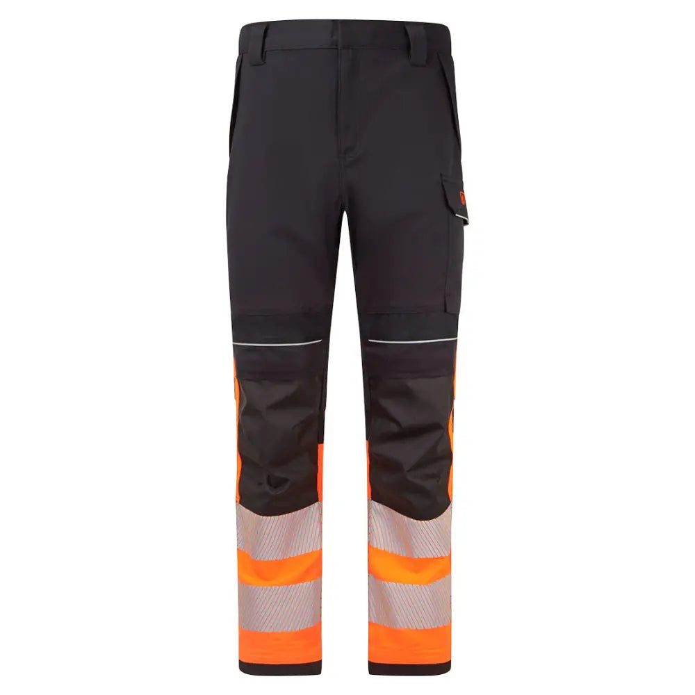 Portwest PW3 Modaflame Work HVO Hi-Vis klass 1 FR-byxor FR451 - Orange/Svart (OBR) / 28