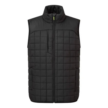 Portwest PW3 Rutmönstrad Baffle Jacket PW339 - Svart (BKR) / XS