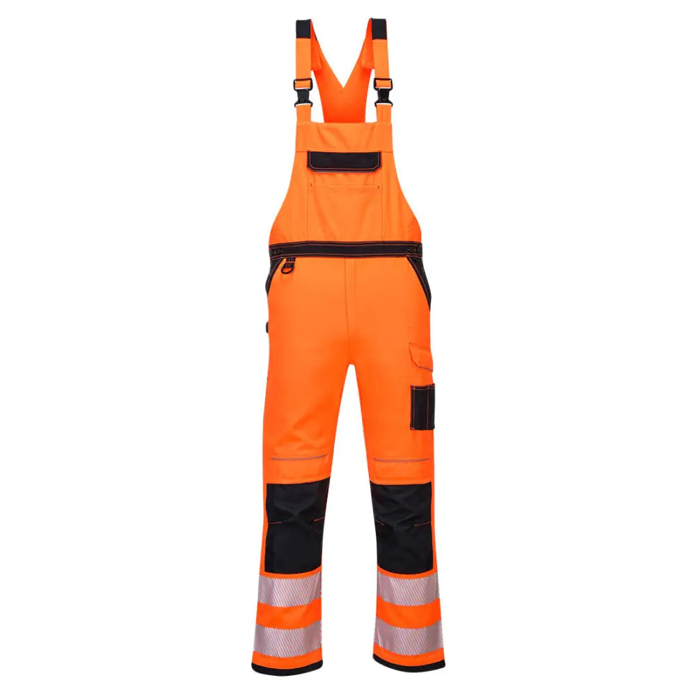 Portwest PW3 Varsel Hängsel byxa PW344 - Orange/Svart (OBR) / S