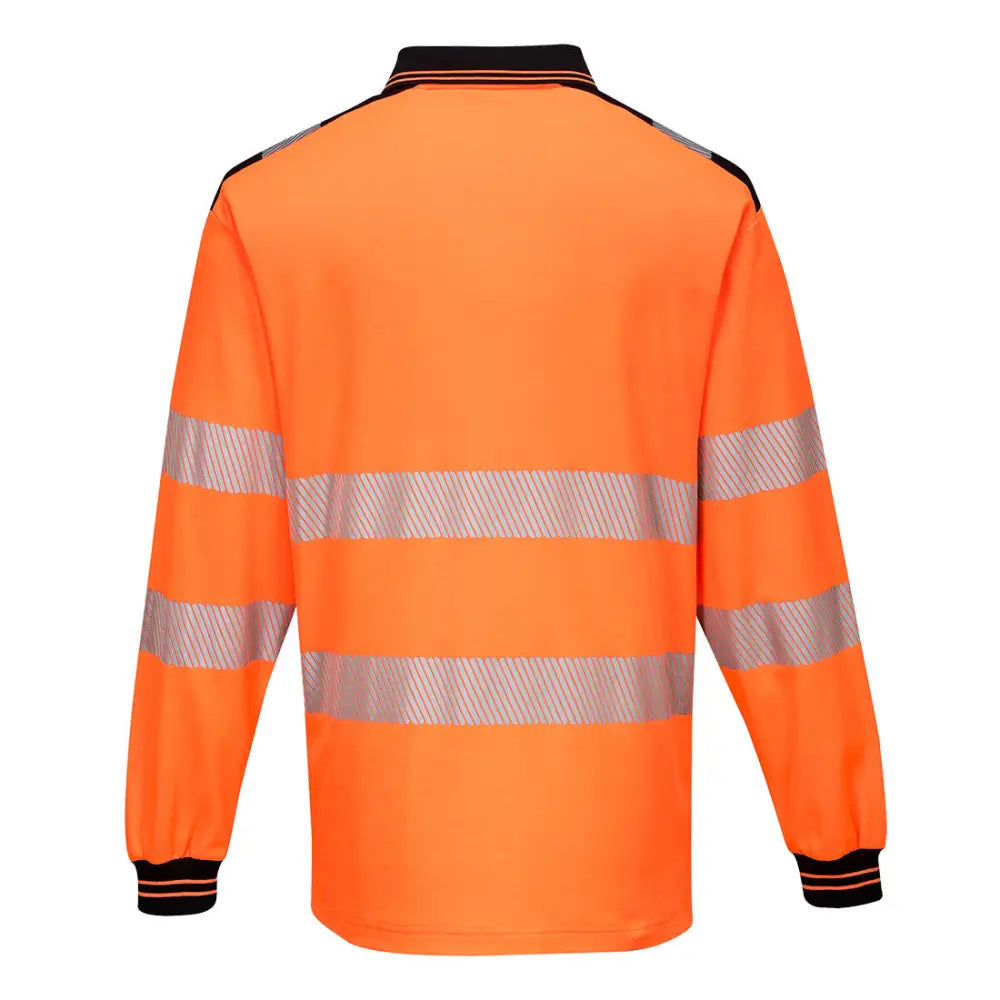 Portwest PW3 Varsel lång ärm polo L/S T184