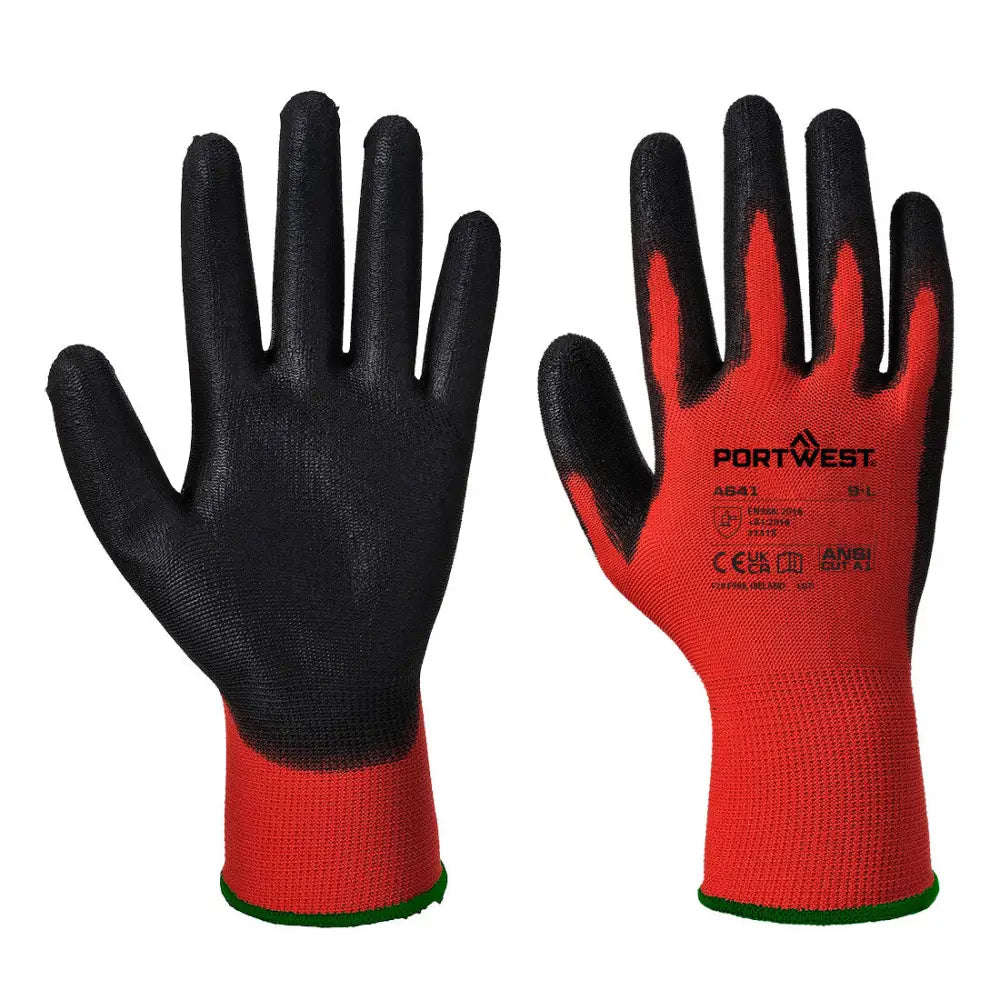 Portwest Red Cut - PU A641 - Röd/Svart (R8R) / M