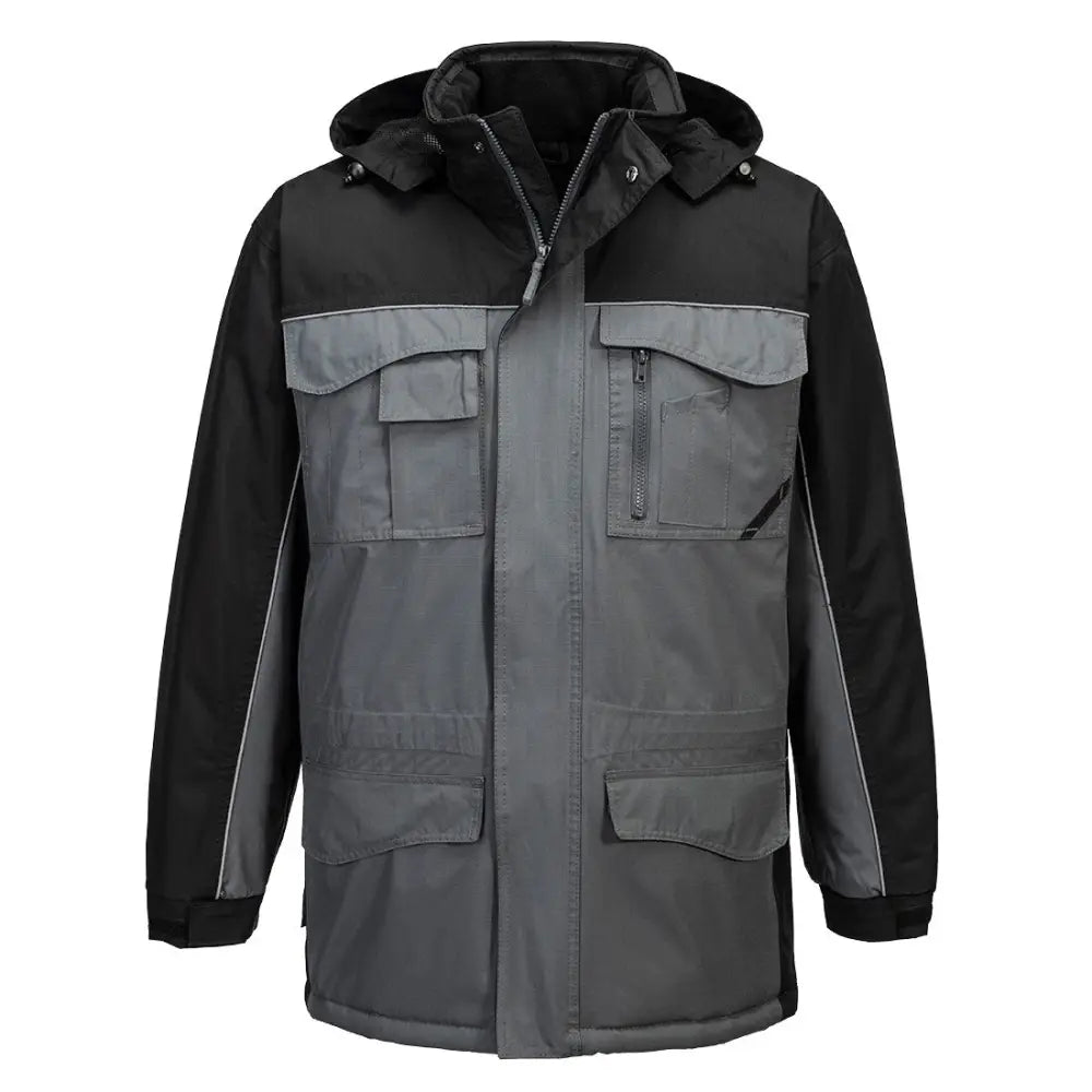 Portwest RS Parkas S562 - Svart/Grå (BYR) / XS