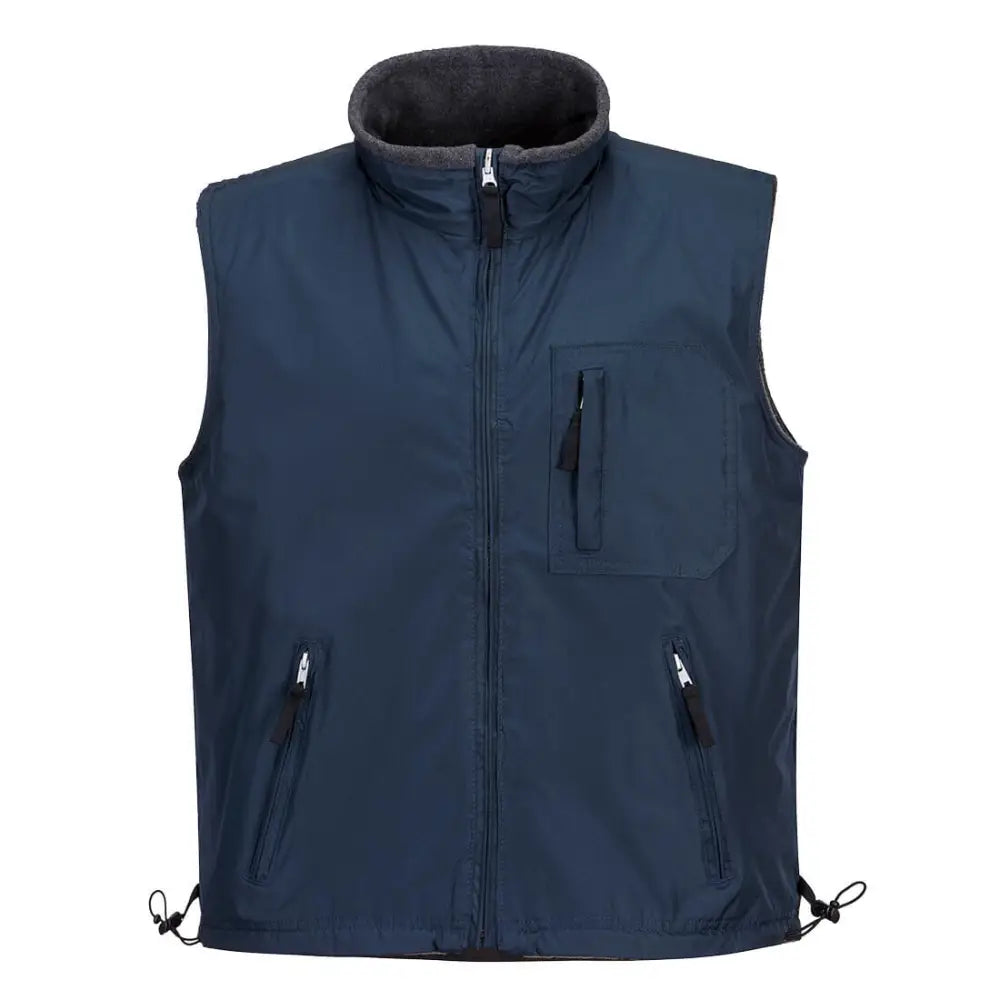Portwest RS Vändbar Bodywarmer S418 - Marinblå (NAR) / XS