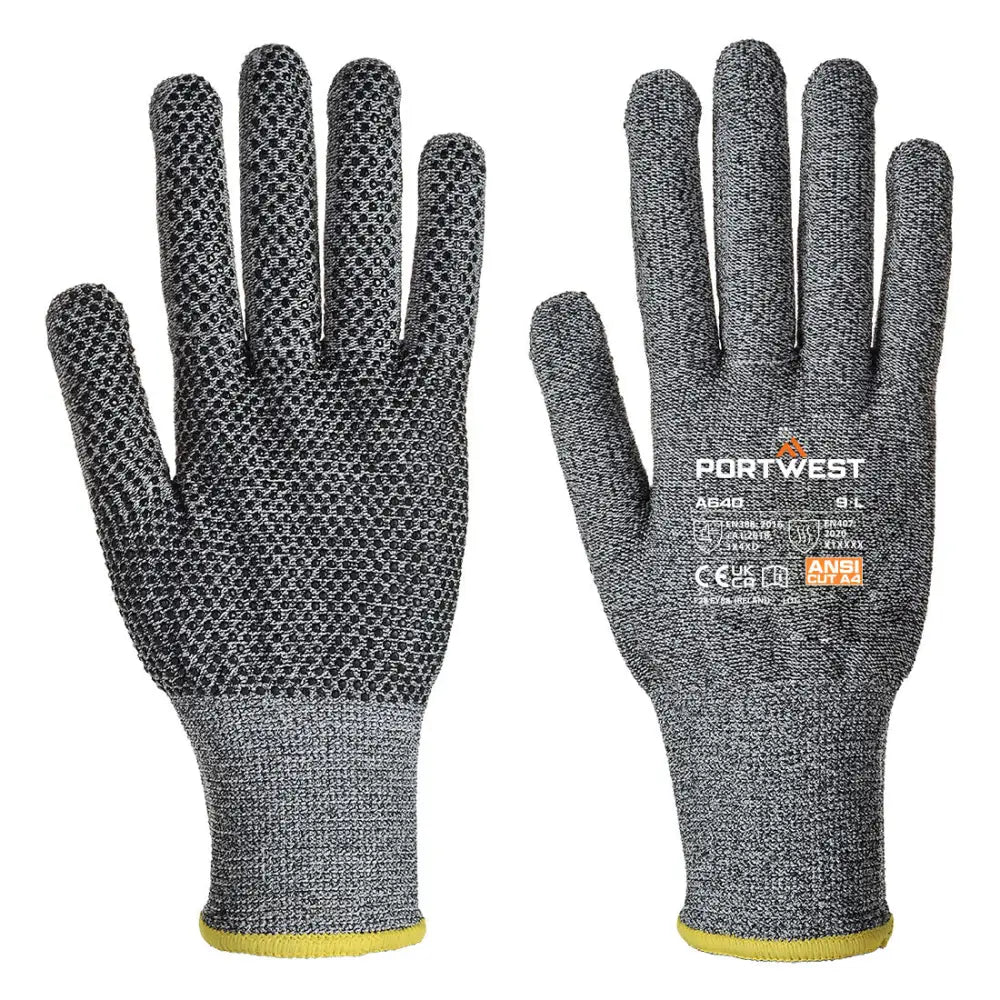 Portwest Sabre- Dot Handske A640 - Grå (G7R) / S