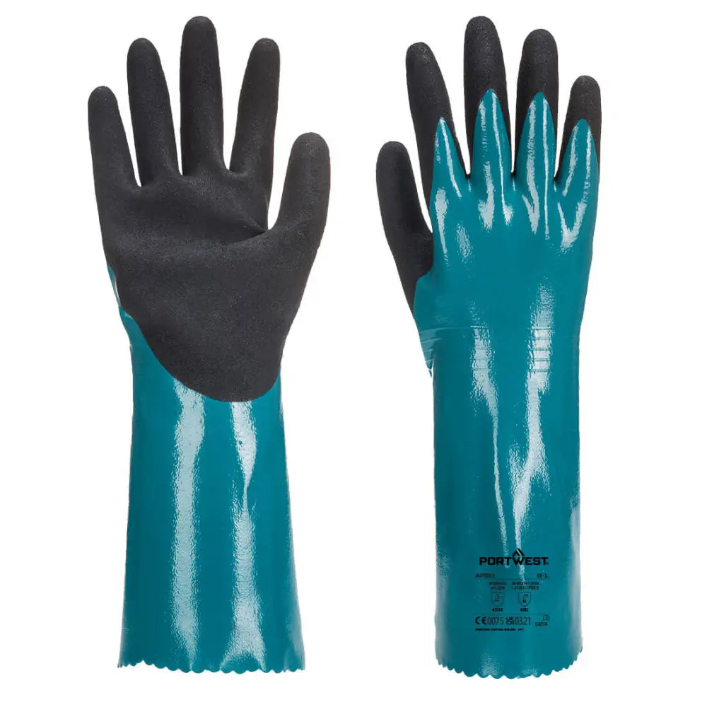 Portwest Sandy Grip Lite Gauntlet AP60 - Blå/Svart (B8R) / M