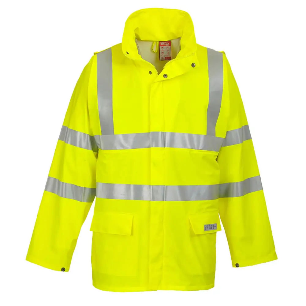 Portwest Sealtex Flam Hi-Vis Jacka FR41 - Gul: (YER) / XS