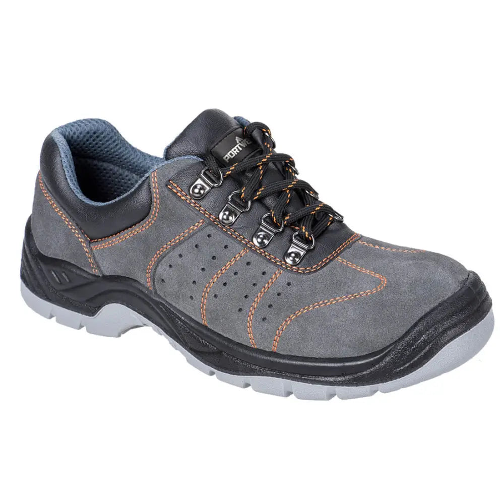 Portwest Steelite Perforated Trainer S1P - 36 / Grå