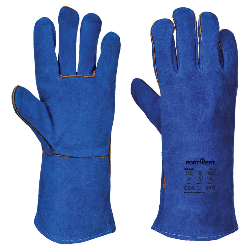 Portwest Svets Kraghandske A510 - Blå (BLU) / XL