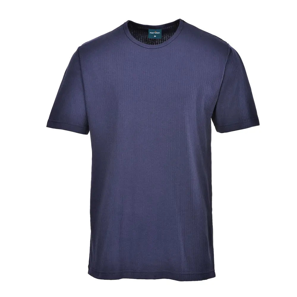 Portwest Termisk T-shirt Kortärmad B120 - Marinblå (NAR) / XS