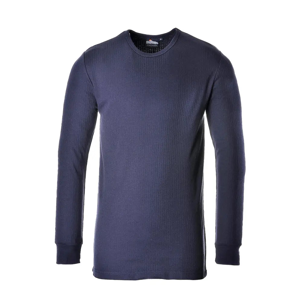 Portwest Termisk T-shirt Långärmad B123 - Marinblå (NAR) / XS