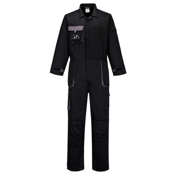 Portwest Portwest Texo Contrast Overall TX15 - Svart (BKR) / S