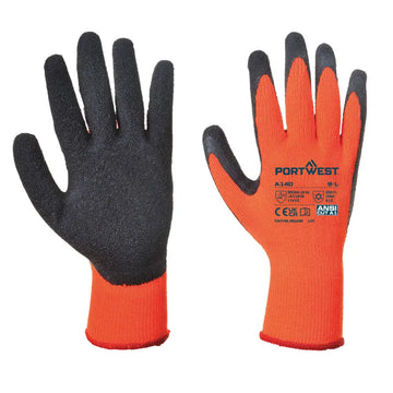 Portwest Thermal Grip Glove A140 - Orange/Svart (ORB) / M