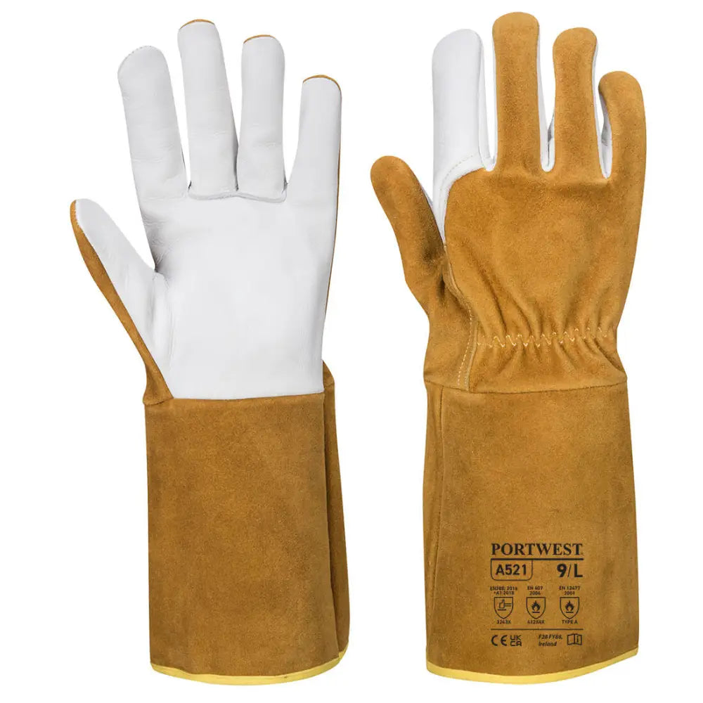 Portwest TIG Ultra Welding Gauntlet A521 - Brun (BRR) / L