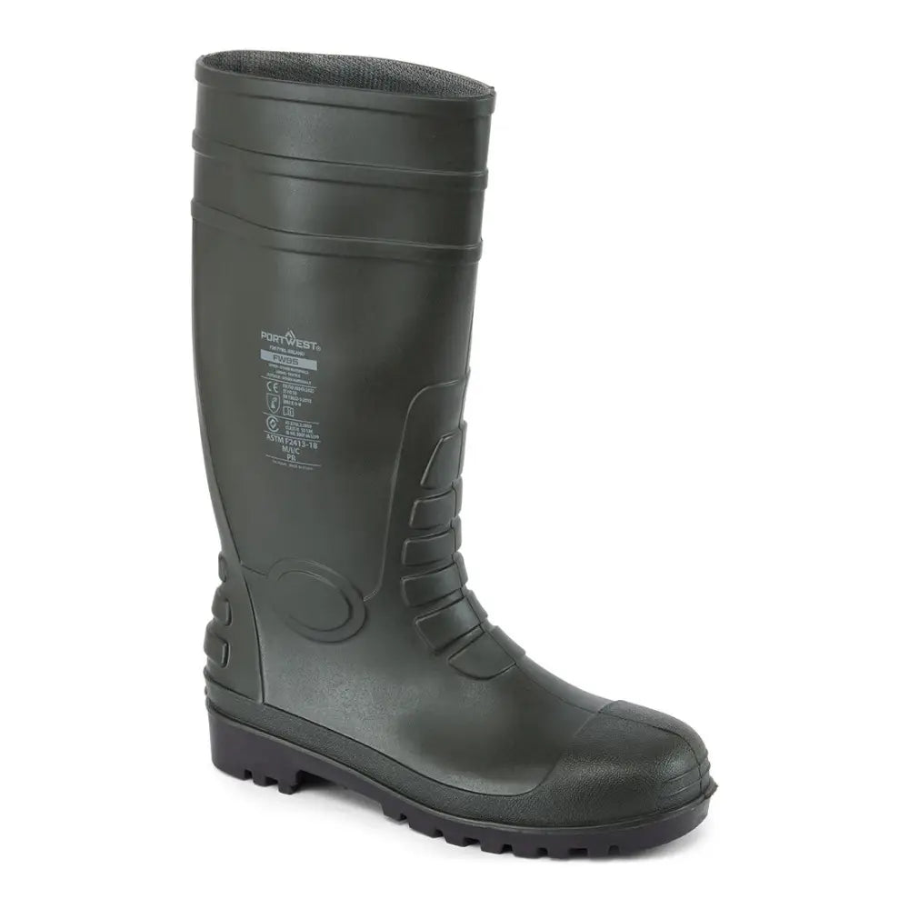 Portwest Total Skydds Wellington S5 - 36 / Grön
