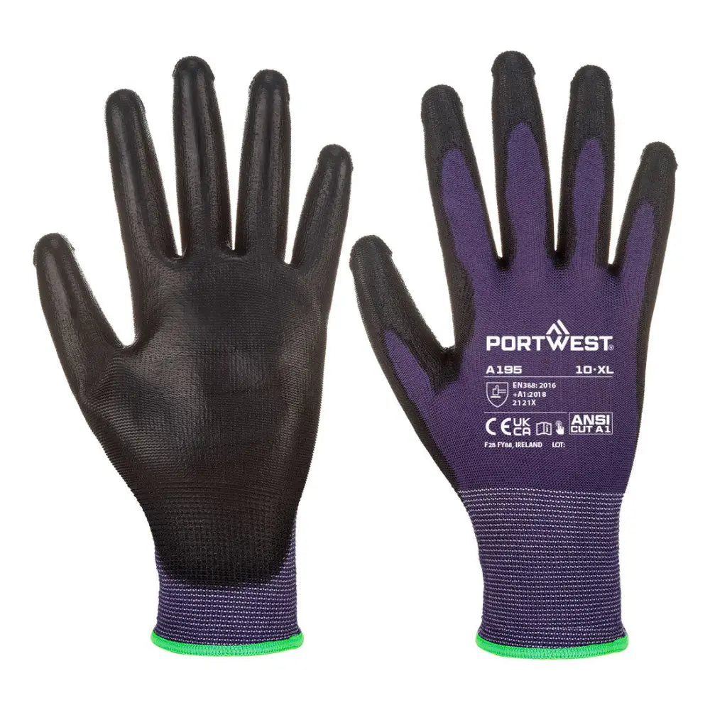 Portwest Touchscreen - PU A195 - Lila/svart (U8R) / XS