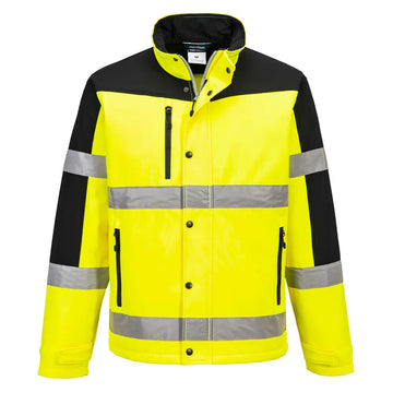 Portwest Två Färgad Softshell Jacka (3L) S429 - Gul: (YER) / S