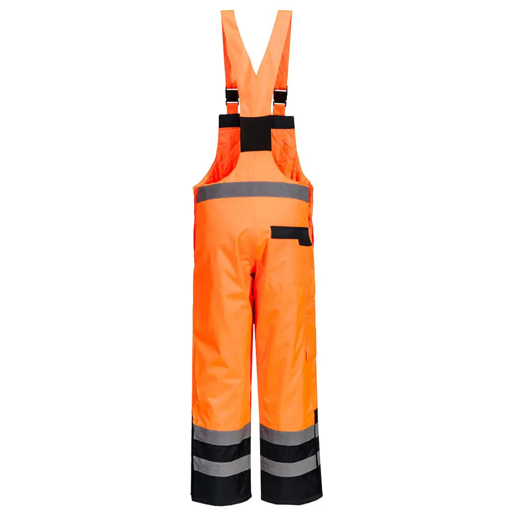 Portwest Tvåfärgad Hängselbyxa - Fodrad S489