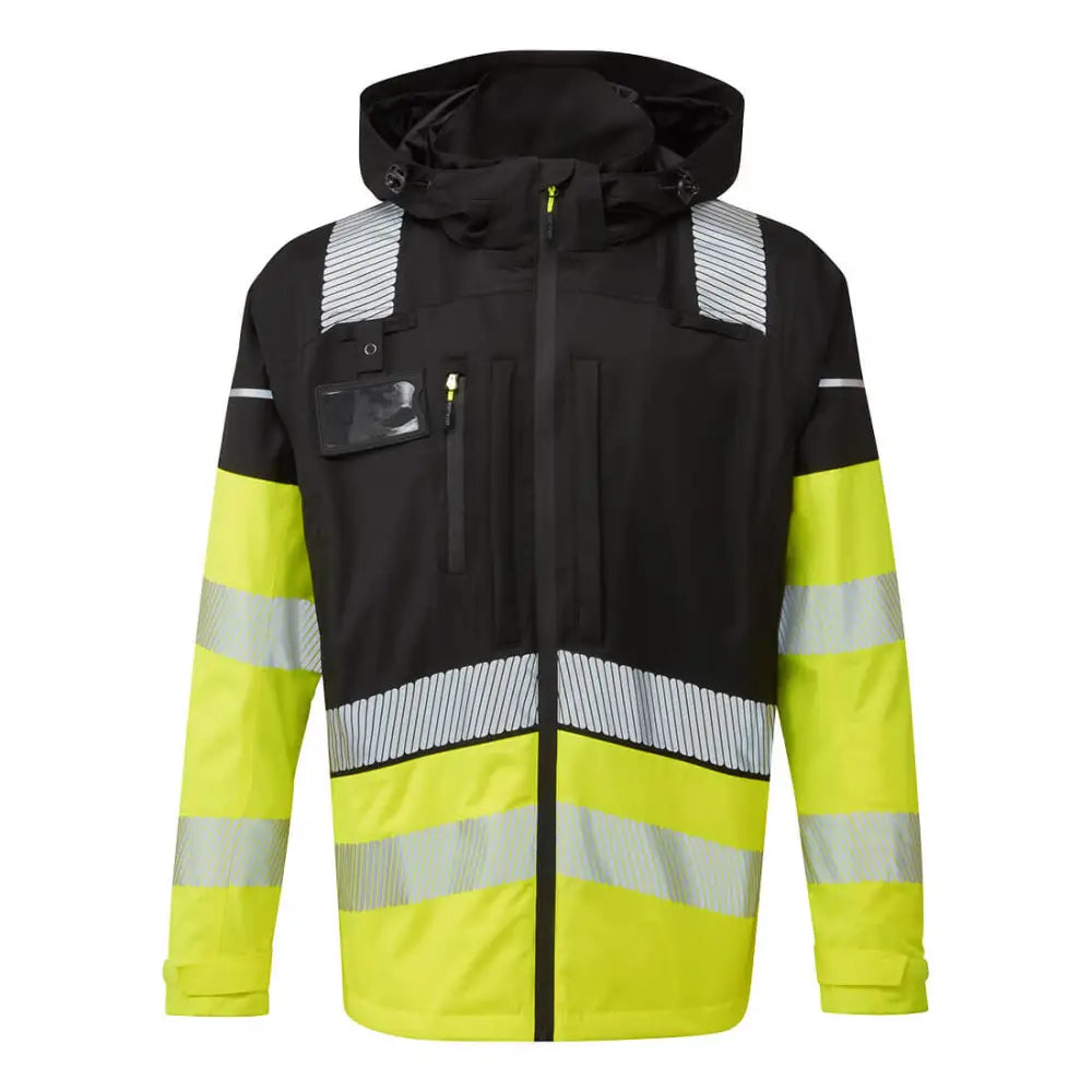 Portwest Ultimate Modular Hi-Vis 3-in-1 regnjacka BX323 - Gul/Svart (YBR) / S