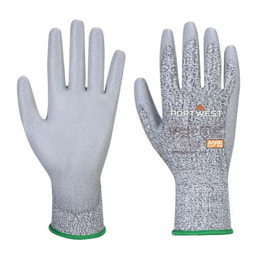 Portwest Vending Cut B13 PU-handske (144 par) VB620 - Grå (G7R) / XS