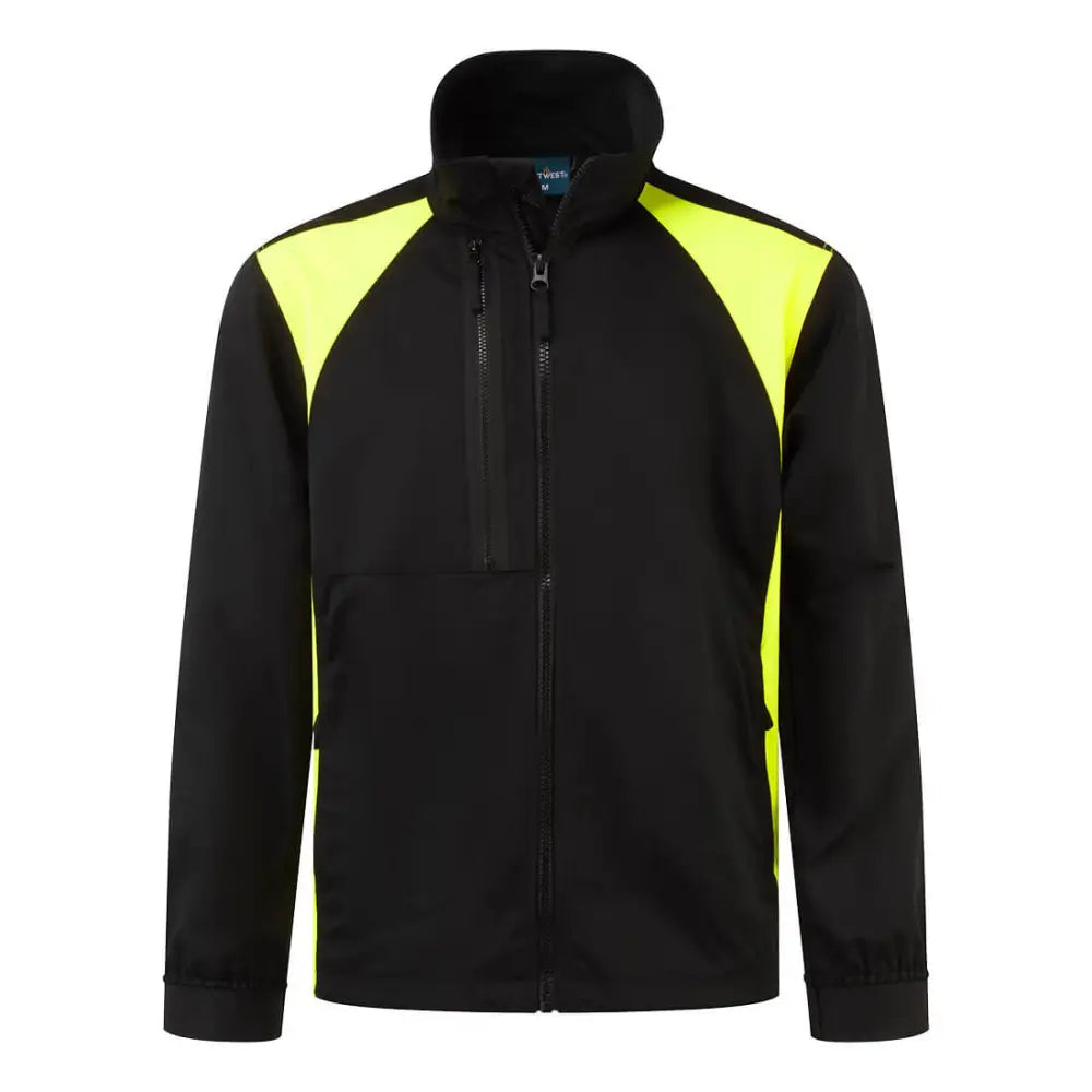 Portwest WX2 Arbetsjacka Stretch CD885 - Svart/Gul (BKY) / S