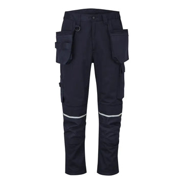 Portwest WX2 Eco Hantverksbyxa Stretch CD845 - Marinblå (NVR) / 28