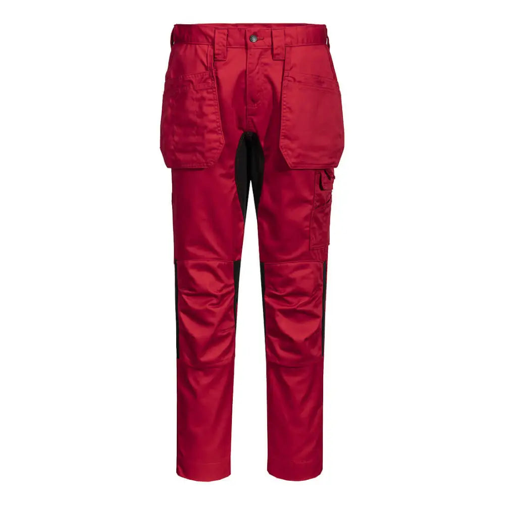 Portwest WX2 Eco Hantverksbyxa Stretch CD883 - Mörkröd (DRR) / 28