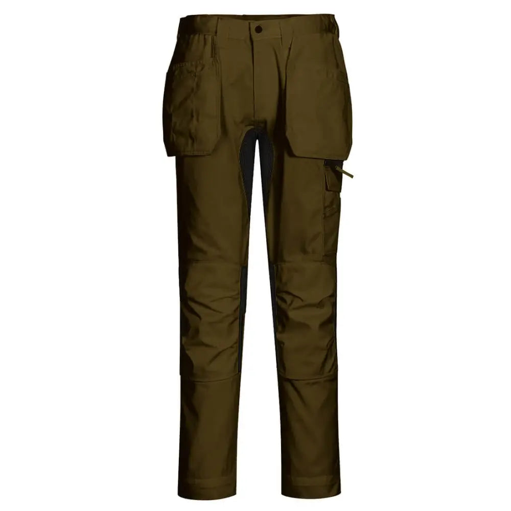 Portwest WX2 Eco Hantverksbyxa Stretch CD883 - Olivgrön (OGR) / 28