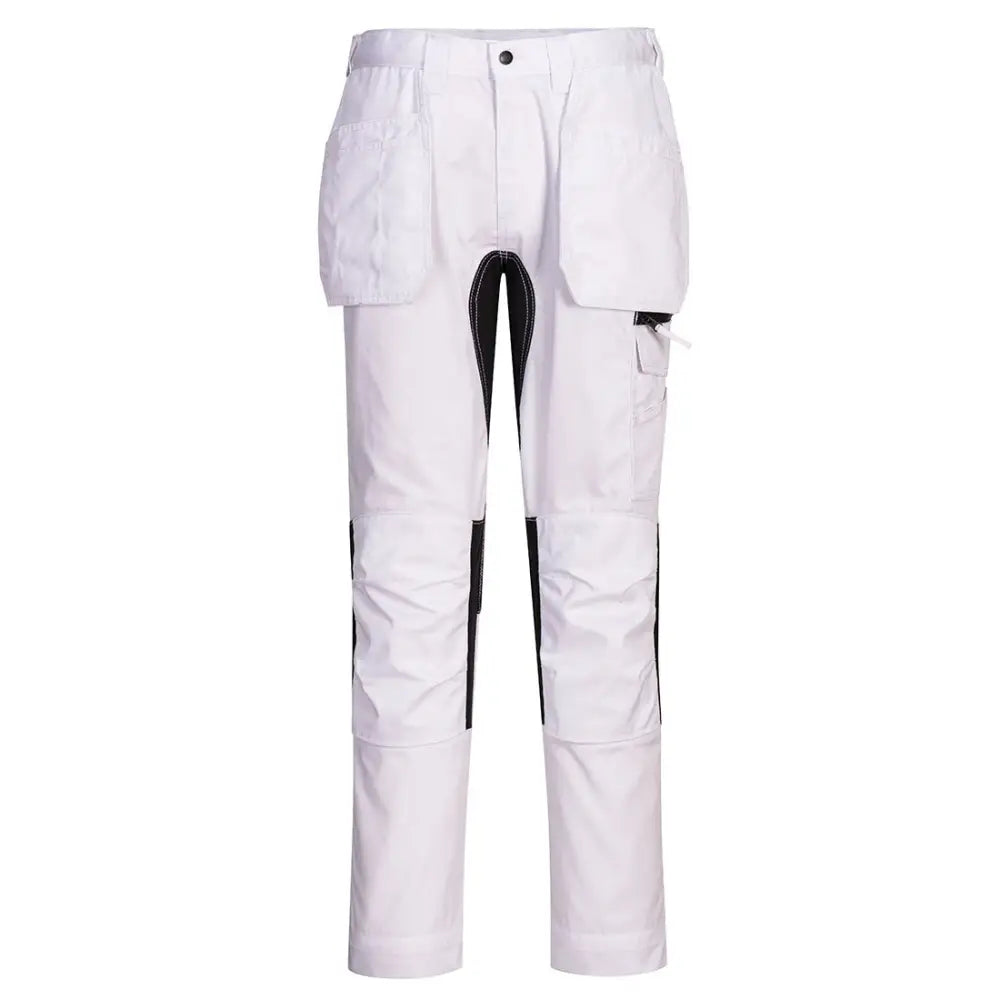 Portwest WX2 Eco Hantverksbyxa Stretch CD883 - Vit (WHR) / 28