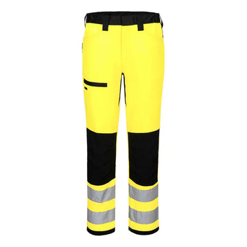 Portwest WX2 Eco Hi-Vis Klass 2 Servicebyxa CD857 - Gul/Svart (YBR) / 28