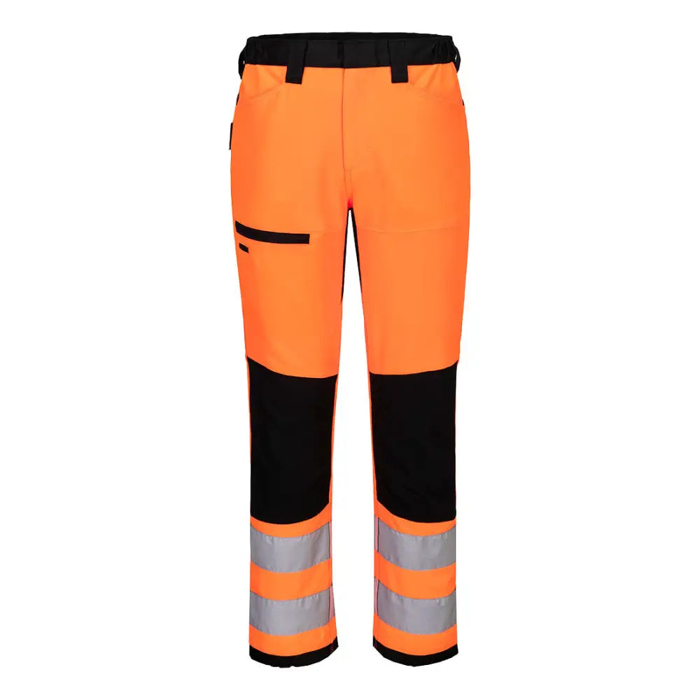 Portwest WX2 Eco Hi-Vis Klass 2 Servicebyxa CD857 - Orange/Svart (OBR) / 28