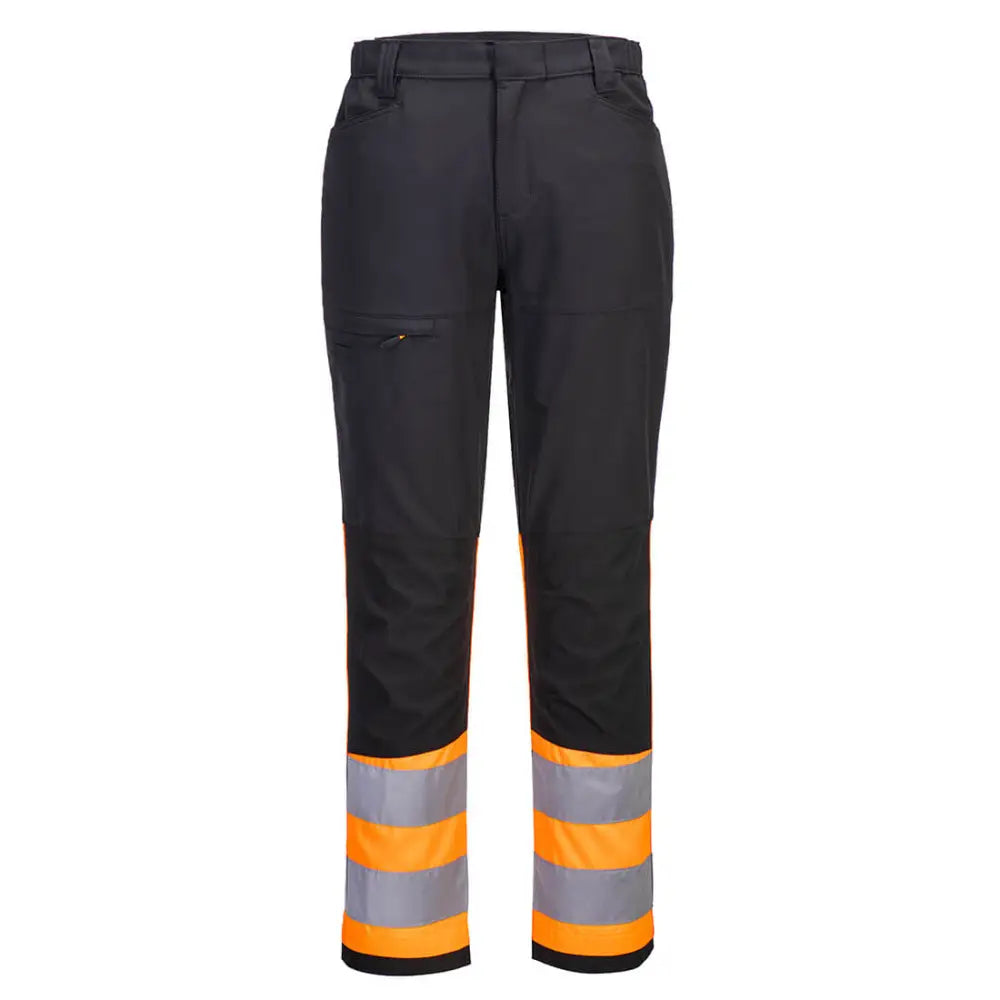 Portwest WX2 Eco Hi-Vis Servicebyxa Stretch Klass 1 CD888 - Orange/Svart (OBR) / 28